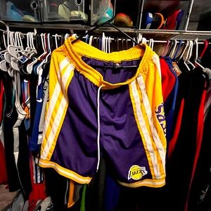 UNK Los Angeles Lakers NBA Basketball Shorts Mens XL 🔥🔥